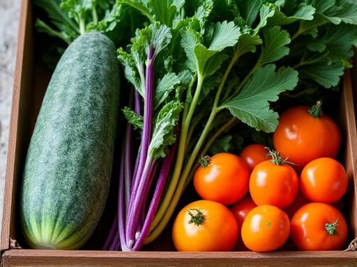 丁寧に箱詰めされた京都の伝統野菜